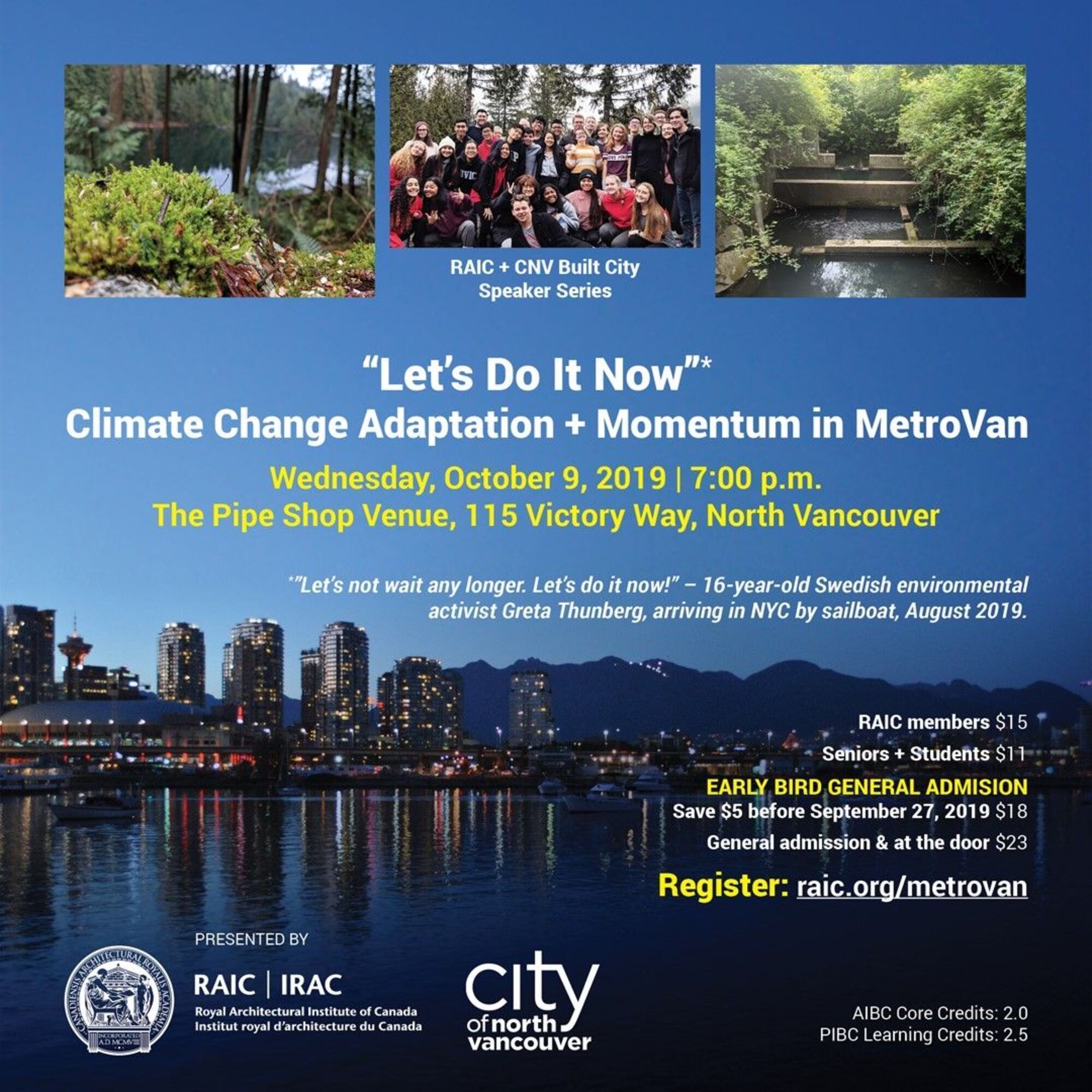 RAIC Metro Vancouver Network Built City Speaker Series “Let’s Do It